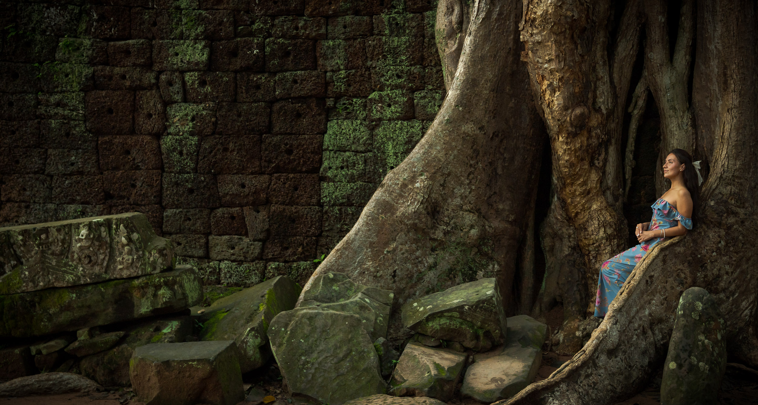 Solo Photoshoot at Ta Prohm Temple, Siem Reap, Cambodia