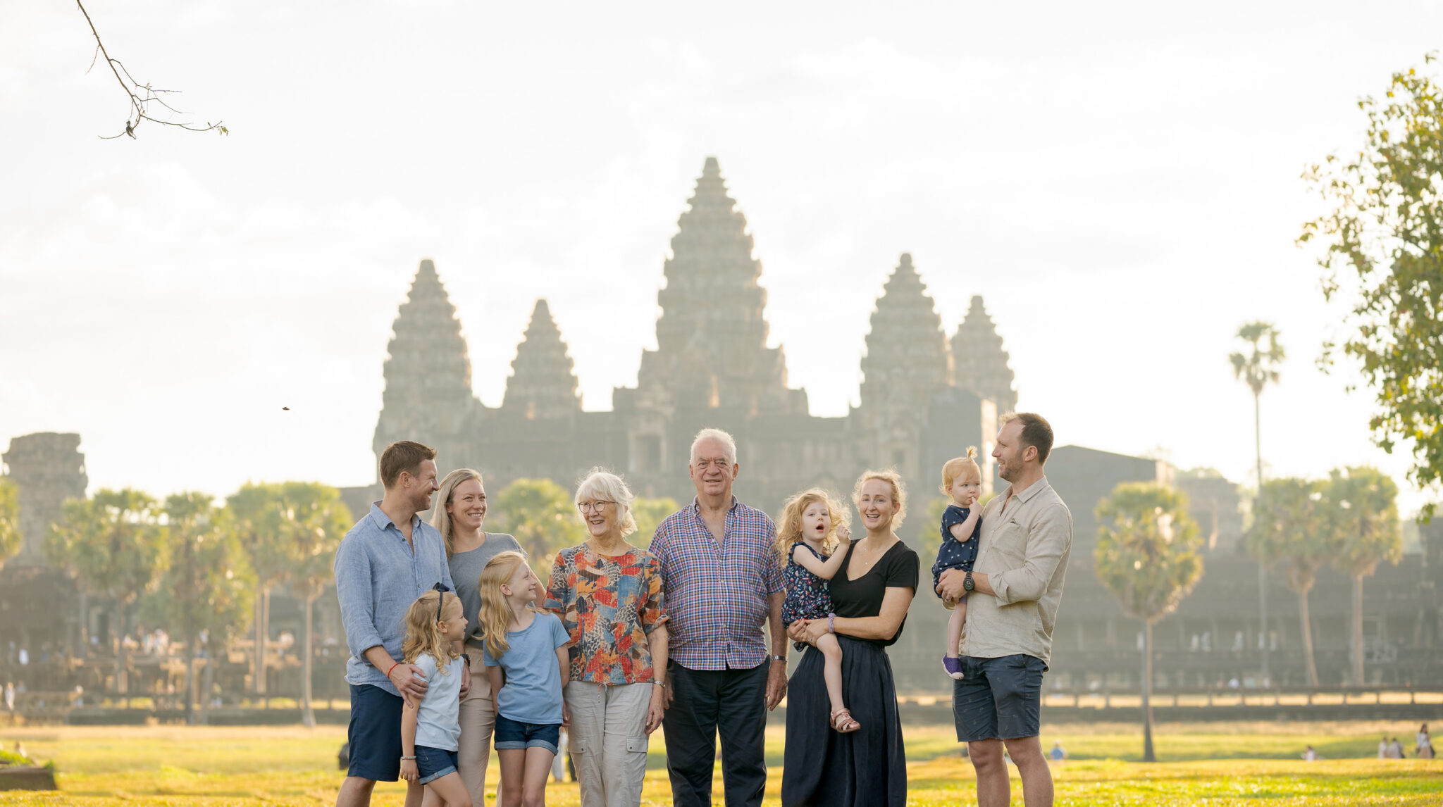 Family Photoshoot with Siem Reap Photographer in Angkor