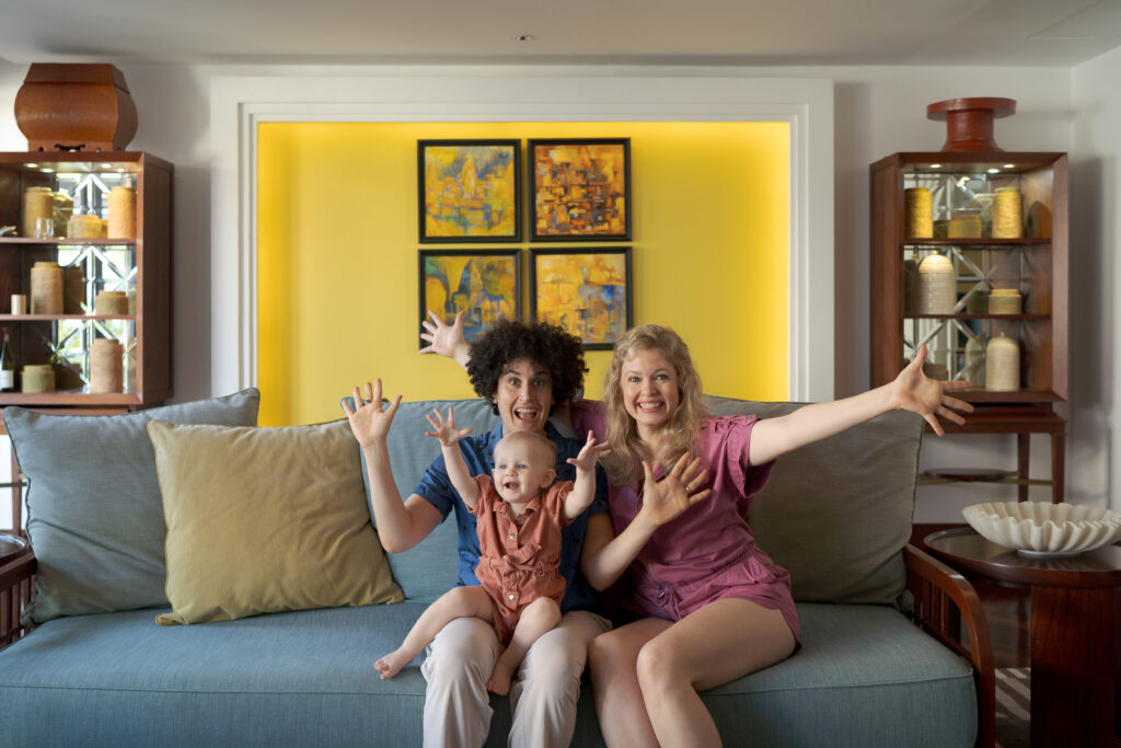 family photoshoot at Park Hyatt, Siem Reap, Cambodia
