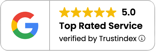 5 star google review badge