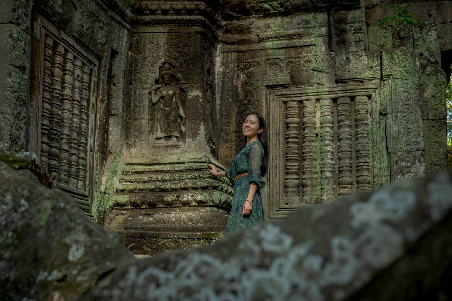 solo photoshoot at ta prohm temple