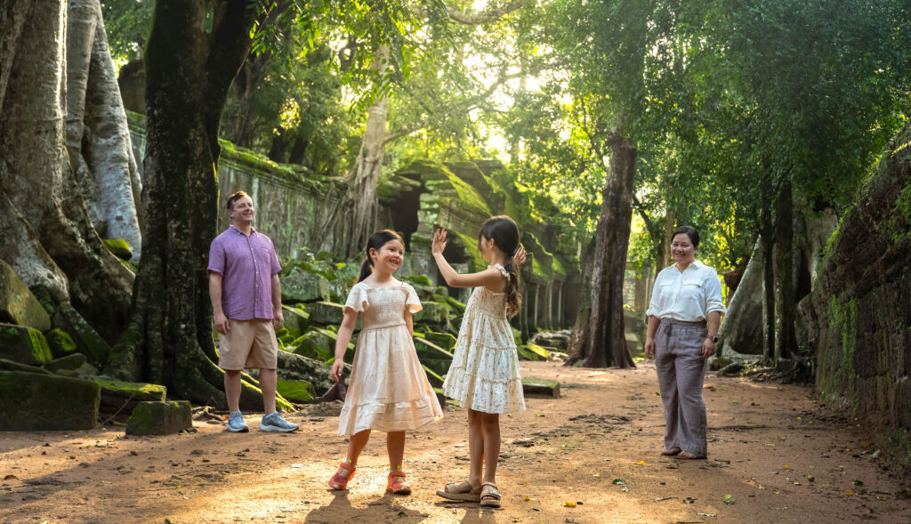 Family Photoshoot at Ta Prohm