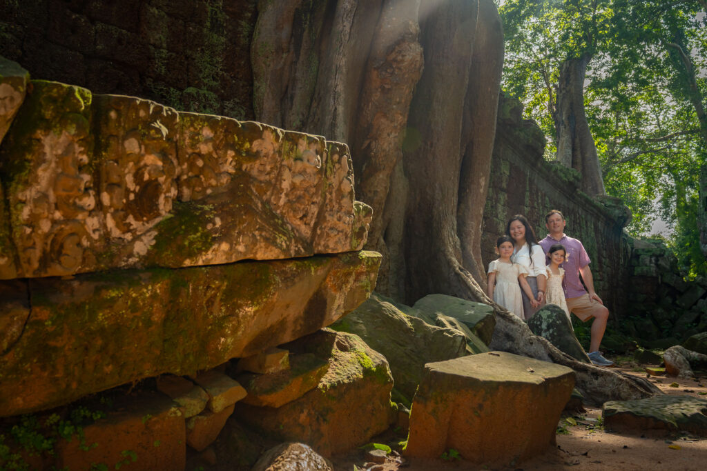 Family Photoshoot at Ta Prohm
