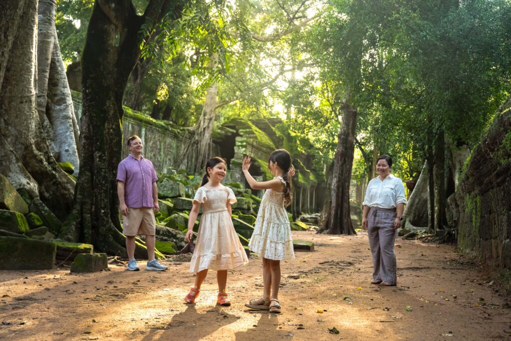 Family Photoshoot at Ta Prohm